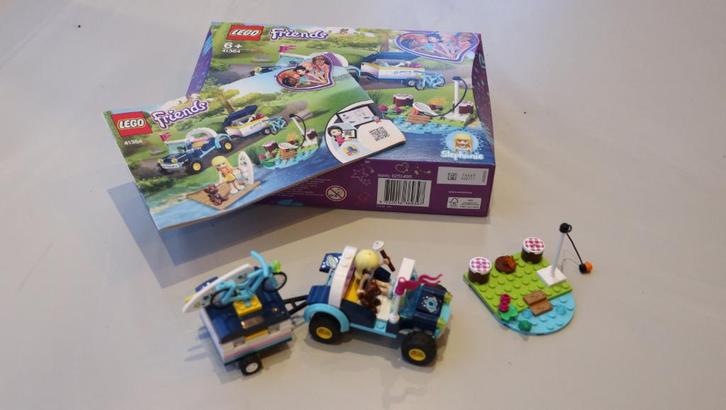 Lego Friends 41364 Stephanies buggy en aanhanger - compleet, Kinderen en Baby's, Speelgoed | Duplo en Lego, Zo goed als nieuw