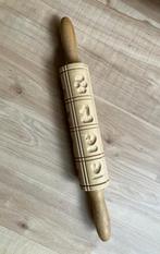 originele speculaas/ springerle houten roller nieuw, Ophalen of Verzenden, Nieuw