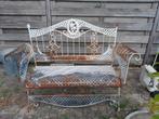 Rustieke metalen tuinbank - Restauratieproject, Ophalen