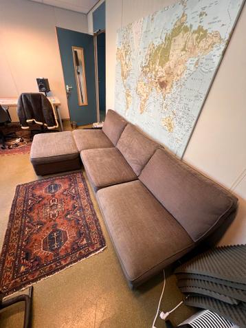 Ikea Kivik 3-zitsbank met Hocker + Extra Hoezen - afbeelding 1