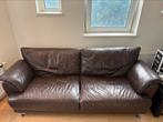 2-3 zits leer bank, Minder dan 75 cm, 150 tot 200 cm, Tweepersoons, Leer