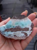 Ruwe Larimar - 166 gr, 8,5 cm, Ophalen of Verzenden, Mineraal