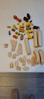 Houten Treinbaan Ikea/Big Jigs Compatible, Kinderen en Baby's, Speelgoed | Houten speelgoed, Ophalen of Verzenden, Gebruikt, Duw- of Trekspeelgoed