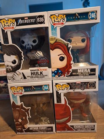 Diverse funkopop s  5 tot 15 euro  beschikbaar voor biedingen