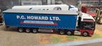 Dikke MAN P.C.Howard met huiftrailer wsi, Hobby en Vrije tijd, Modelauto's | 1:50, Ophalen of Verzenden, Zo goed als nieuw, Bus of Vrachtwagen