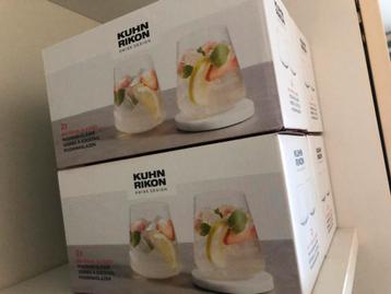 2x2 Kuhn Rikon Waterglazen - Nieuw in doos! beschikbaar voor biedingen