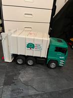 Bruder Vuilniswagen met 2 Containers - Spiegel Defect, Kinderen en Baby's, Speelgoed | Speelgoedvoertuigen, Ophalen of Verzenden