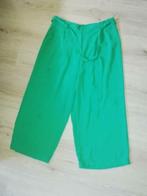 groene broek pantalon high waisted mt 42, Kleding | Dames, Groen, Lang, Maat 42/44 (L), Ophalen of Verzenden