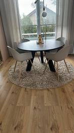 Woood eettafel, Huis en Inrichting, Tafels | Eettafels, Ophalen, Gebruikt, 100 tot 150 cm, Vier personen