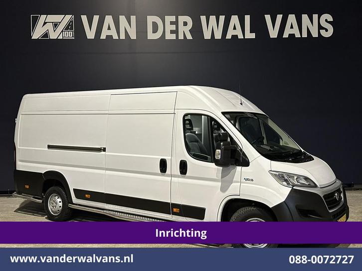 Fiat Ducato 3.0 NP 136pk L4H2 Post NL inrichting Euro6 Airco, Auto's, Bestelauto's, Bedrijf, Te koop, ABS, Achteruitrijcamera