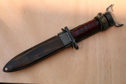 Nederlandse M4 bajonet voor de M1 karabijn, Verzamelen, Militaria | Algemeen, Landmacht, Mes of Dolk, Nederland, Ophalen of Verzenden