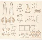 DIY houten (triplex) figuren 16,9 x 15,4 cm dikte 2 mm 57881, Materiaal, ., Nieuw, Ophalen of Verzenden