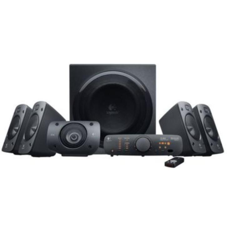 Logitech Z906 THX 5.1 surround speakerset nu voor:€199.99, Audio, Tv en Foto, Luidsprekers, Gebruikt, Complete surroundset, 60 tot 120 watt
