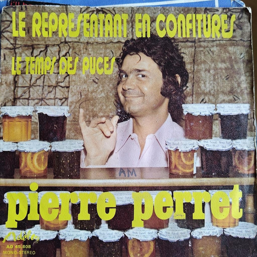 Pierre Perret - Le Représentant En Confitures Vinyl, Ophalen of Verzenden, Gebruikt, 7 inch