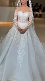 Bruidsjurk Gelinlik, Trouwjurk, Wit, La perless, Nieuw