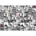 125 Banksy Vlies Fotobehang 350x250cm in 3 maten Nieuw 1000+, Ophalen of Verzenden, Minder dan 10 m², Roze