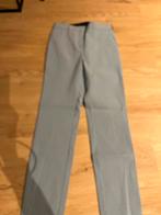 Zara stijvlolle Grijze/blauwe Broek - Maat S, Ophalen of Verzenden, Zo goed als nieuw, Maat 36 (S), Grijs