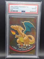 Charizard 1999 topps pokemon tv foil #6 psa 6 ex-mt, Hobby en Vrije tijd, Verzamelkaartspellen | Pokémon, Verzenden, Zo goed als nieuw