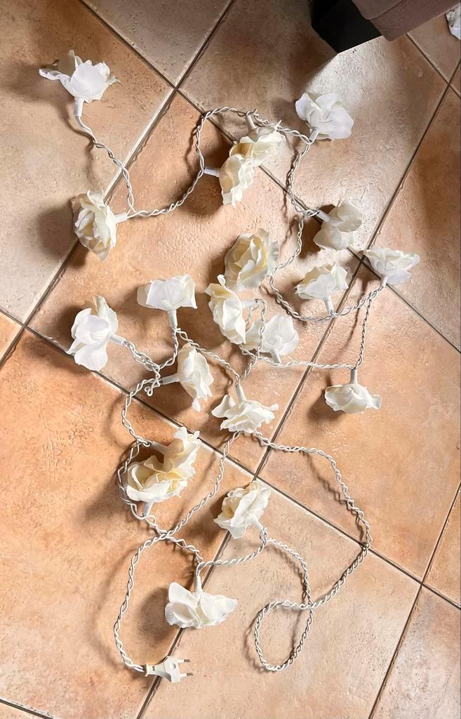 Originele Laura Ashley Lichtslinger (vintage), Huis en Inrichting, Lampen | Hanglampen, Zo goed als nieuw, 75 cm of meer, Stof