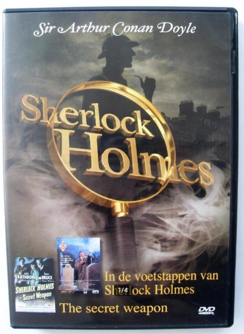 The Secret Weapon & in de voetsporen van Sherlock Holmes, Cd's en Dvd's, Dvd's | Thrillers en Misdaad, Zo goed als nieuw, Detective en Krimi