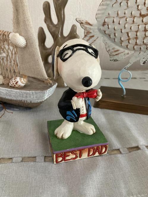PEANUTS JIM SHORE - BEST DAD traditions - SNOOPY ( retired ), Verzamelen, Beelden en Beeldjes, Overige typen, Ophalen of Verzenden
