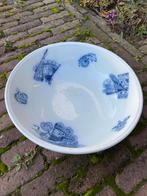 Antieke aardewerk gave Waskom Petrus Regout blauw decor, Antiek en Kunst, Ophalen of Verzenden