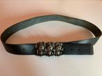 Riem ceintuur zwart echt leer met leuke buckle 100cm😍mooi❤️, Verzenden, 90 tot 100 cm, Zo goed als nieuw, Echt leder