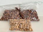 Drie zakken houten kralen 1 kilo 1,5 cm, Ophalen, Kraal