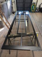 Inmeetfout. Prachtige stalen taatsdeur met brons rookglas, 80 tot 100 cm, 215 cm of meer, Binnendeur, Ophalen of Verzenden