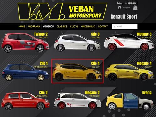 Renault Clio 4 RS *Onderdelen*, gebruikt en nieuw! WEBSHOP, Auto-onderdelen, Overige Auto-onderdelen, Renault, Gebruikt, Ophalen of Verzenden