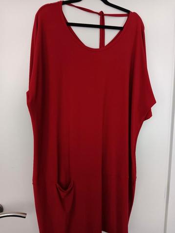 Te Koop: ONLY-M Tuniek,  mt 44. Rood. (J-92) beschikbaar voor biedingen