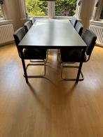 Metalen eettafel 200x100cm, Ophalen, 100 tot 150 cm, 200 cm of meer, Zo goed als nieuw