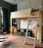 Oeuf NYC Hoogslaper 1-persoons, Ophalen, 85 tot 100 cm, Zo goed als nieuw, Hoogslaper of Stapelbed