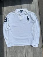 Polo Ralph Lauren Longsleeve Polo – Wit | Maat L (14–16), Maat 52/54 (L), Verzenden, Wit, Ralph Lauren