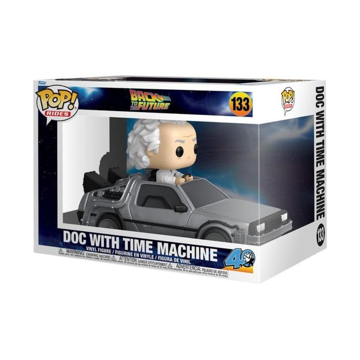 Back to the Future POP! Rides Deluxe Doc w/Time Machine 9 cm, Verzamelen, Poppetjes en Figuurtjes, Nieuw, Ophalen of Verzenden