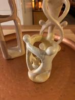 Set van 3 Speksteen Beelden, Antiek en Kunst, Kunst | Beelden en Houtsnijwerken, Ophalen of Verzenden