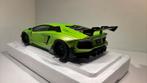 Lamborghini Aventador LB-WORKS pearl green autoart 1.18, Ophalen of Verzenden, Autoart, A, A