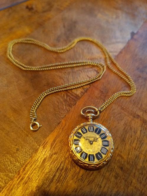 Verguld dameshorloge, Sieraden, Tassen en Uiterlijk, Horloges | Dames, Zo goed als nieuw, Overige merken, Staal, Ophalen of Verzenden