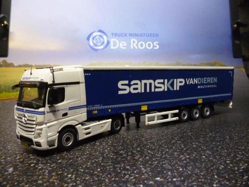 NZG Mercedes Actros SamSkip van Dieren, Hobby en Vrije tijd, Modelauto's | 1:50, Nieuw, Bus of Vrachtwagen, NZG, Ophalen of Verzenden