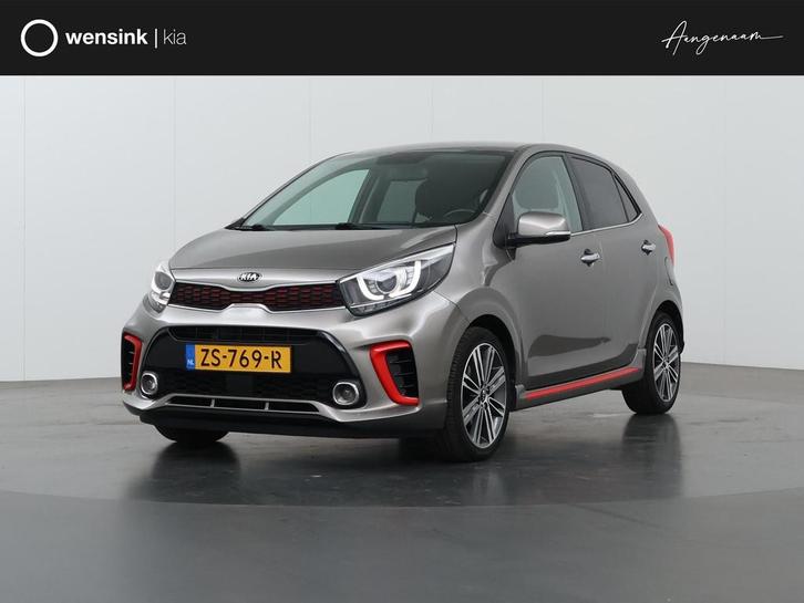 Kia Picanto 1.0 T-GDI GT-Line | Lederen Bekleding | Stoel/St, Auto's, Kia, Bedrijf, Te koop, Picanto, ABS, Achteruitrijcamera