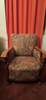 2 Art Deco Stoelen, Huis en Inrichting, Fauteuils, Ophalen, Gebruikt, 75 tot 100 cm, Stof