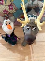 Frozen Olaf en Rendier Sven Figuren, Ophalen of Verzenden, Gebruikt
