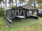 MOET WEG! Keurige “glamping”caravan met alles erop en eraan!, Caravans en Kamperen, Vast bed, Rondzit, Luifel, Tot en met 4