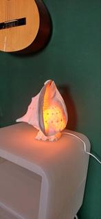 Schelp schelplamp 27 cm hoog Boho Ibiza style, Ophalen, Zo goed als nieuw, Minder dan 50 cm