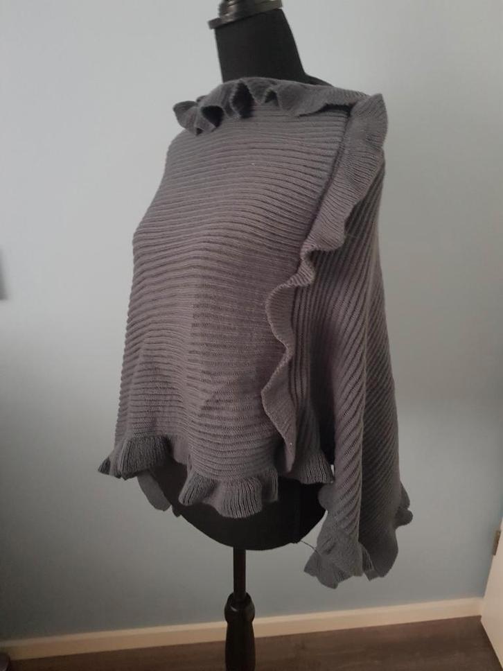 Nette grijze poncho
Maat S/M, Kleding | Dames, Truien en Vesten, Zo goed als nieuw, Maat 36 (S), Grijs, Ophalen of Verzenden