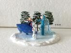 Disney Frozen - schaatsvijver - beeldje - kerstdorp, Verzamelen, Disney, Ophalen, Overige figuren, Zo goed als nieuw, Beeldje of Figuurtje