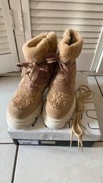 Dwars Harbin leer combi beige laarzen maat 42 nieuw, DWRS, Beige, Lage of Enkellaarzen, Nieuw