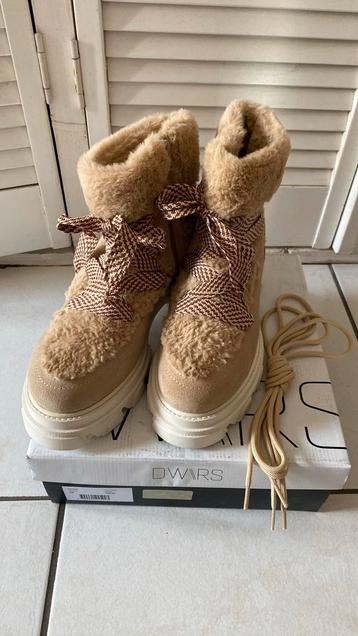 Dwars Harbin leer combi beige laarzen maat 42 nieuw beschikbaar voor biedingen