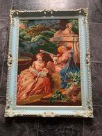 Grote lijst met borduurwerk, Ophalen, Hout, Minder dan 50 cm