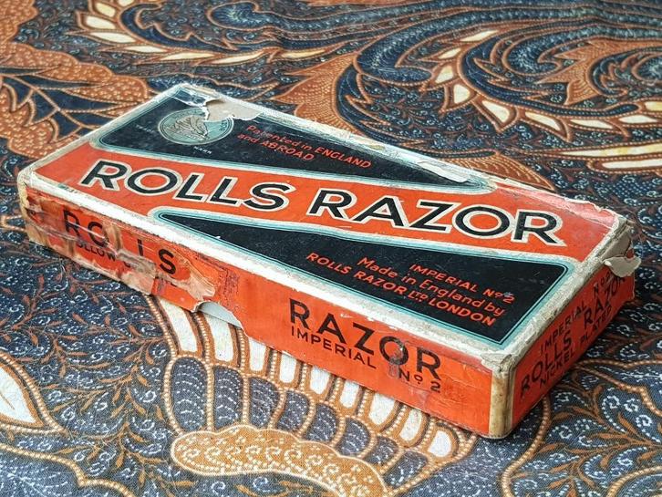 Mooi compleet oud scheersysteem uit Engeland van Rolls Razor, Antiek en Kunst, Antiek | Woonaccessoires, Ophalen of Verzenden